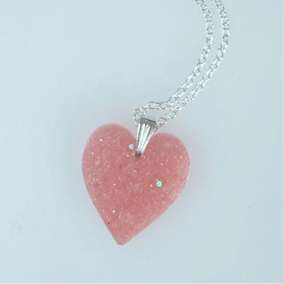Pink Necklace & Earring (x2 pairs) Set