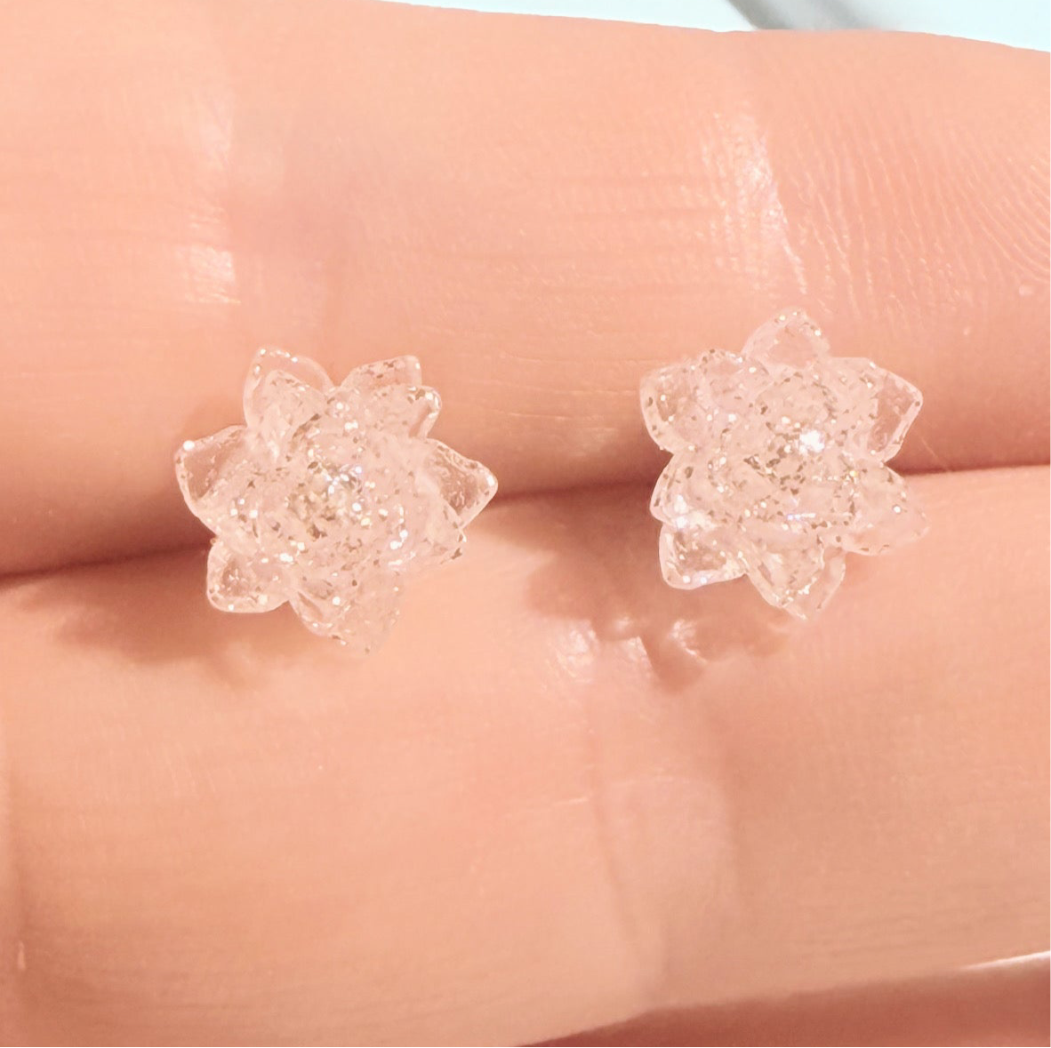 Dainty & Delicate Rose Studs