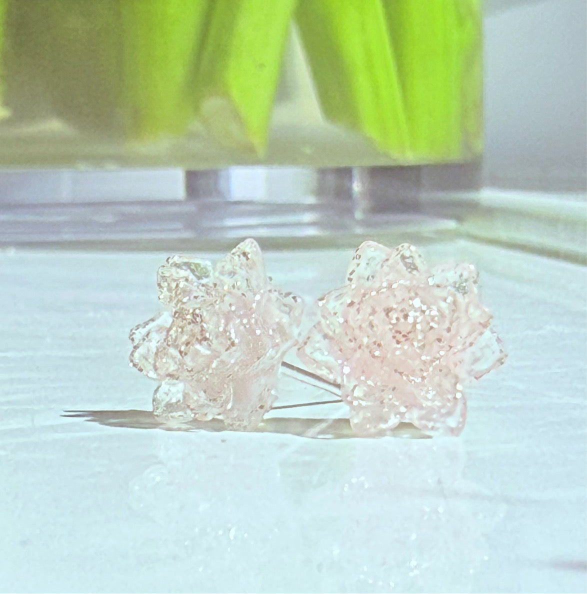 Dainty & Delicate Rose Studs