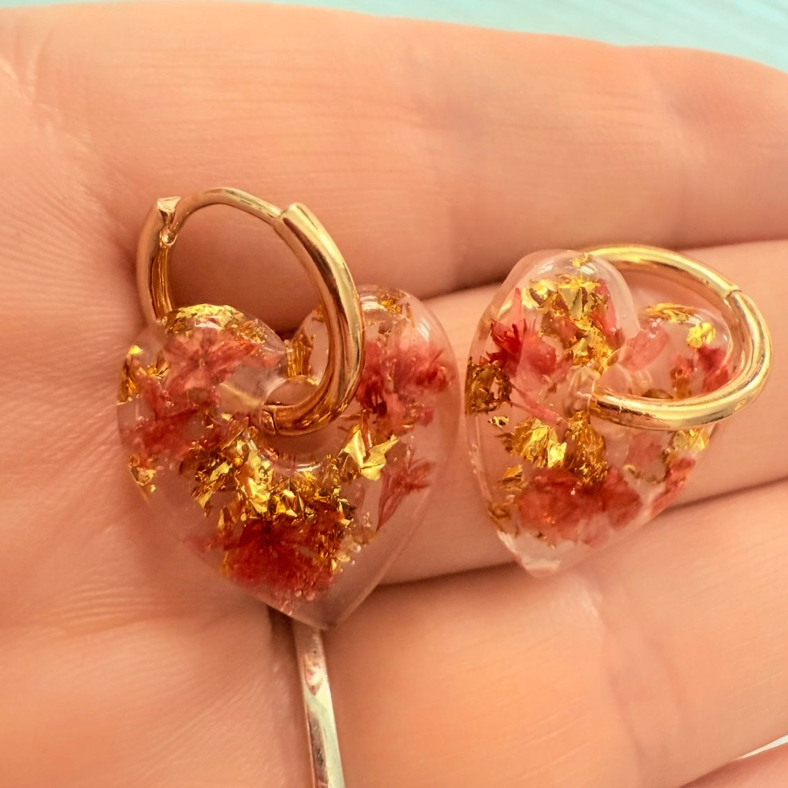 Autumn Hoops (Orange & Gold)