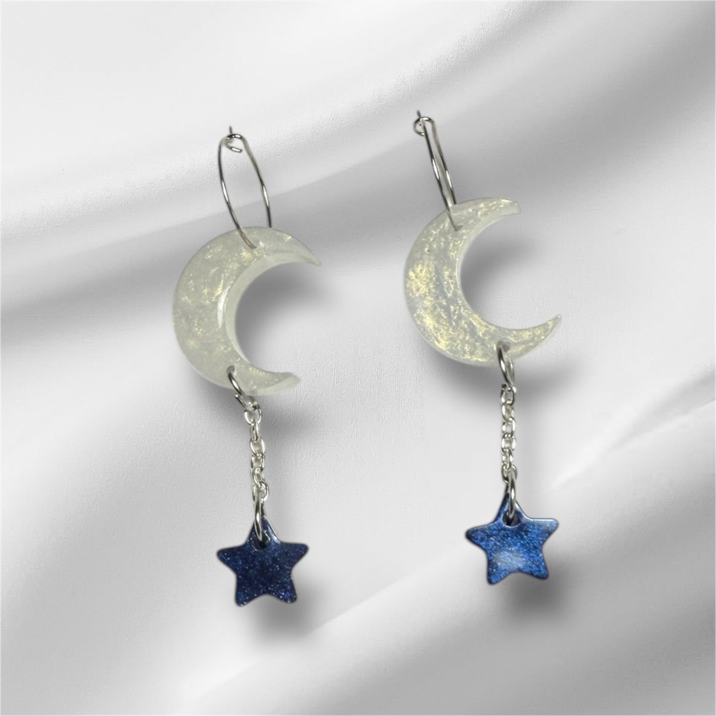 Moon & Star Hoops