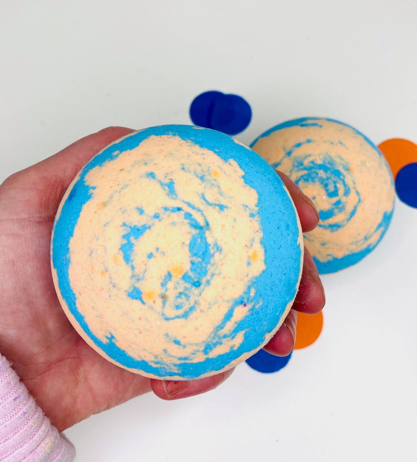 Handmade Faith Large XL Sphere Bath Bomb for Men Aventis
