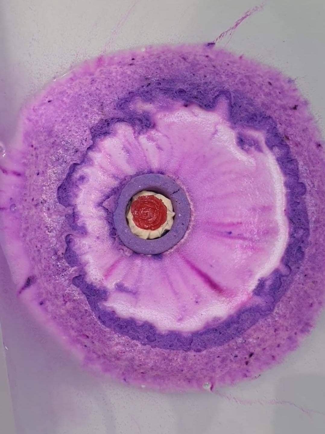 Handmade Rhubarb & Rose Cocoa Shea Butter Bath Bomb