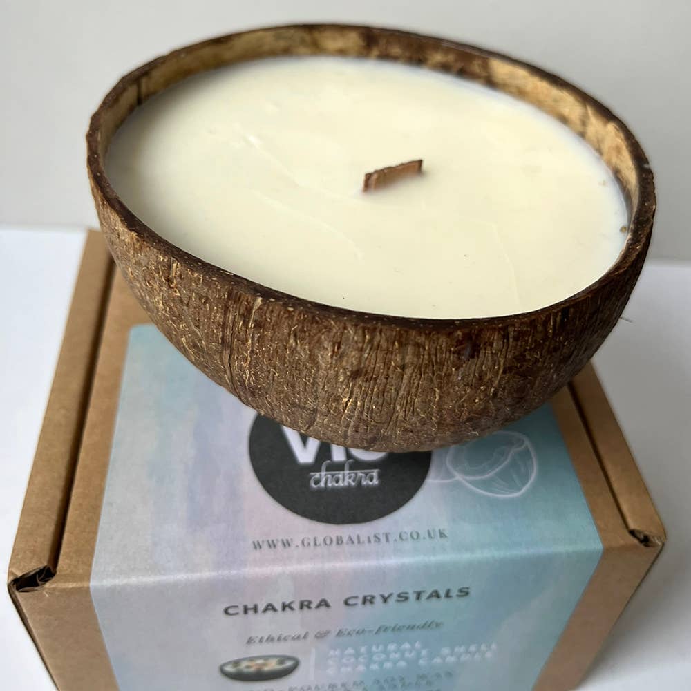 Coconut Shell Candle: Sea Spray