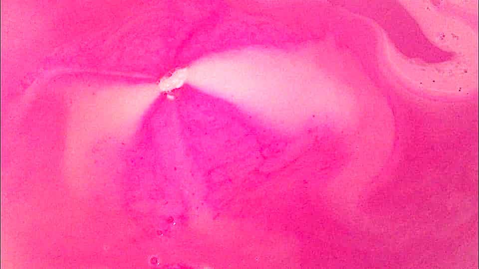 Handmade Pink Coconut Bath Bomb Hidden Pink Colour