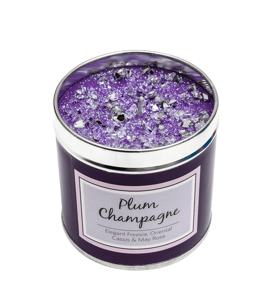 SERIOUSLY SCENTED CANDLE – PLUM CHAMPAGNE