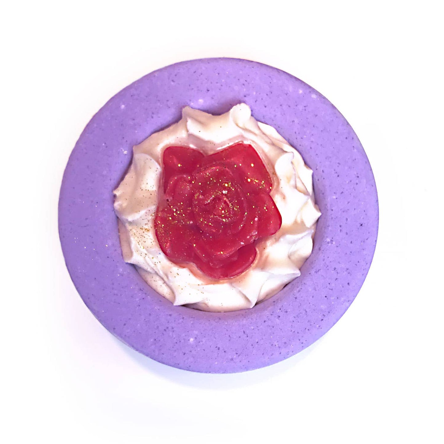 Handmade Rhubarb & Rose Cocoa Shea Butter Bath Bomb