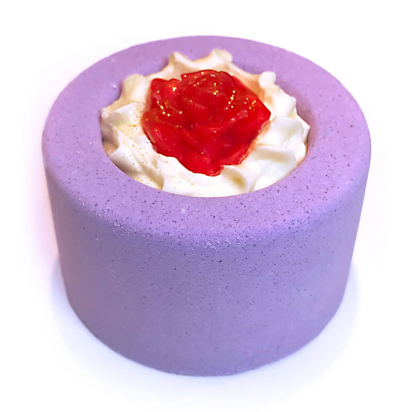 Handmade Rhubarb & Rose Cocoa Shea Butter Bath Bomb