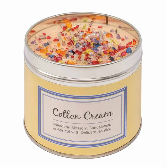 BURNING GOLD CANDLE COLLECTION – COTTON CREAM