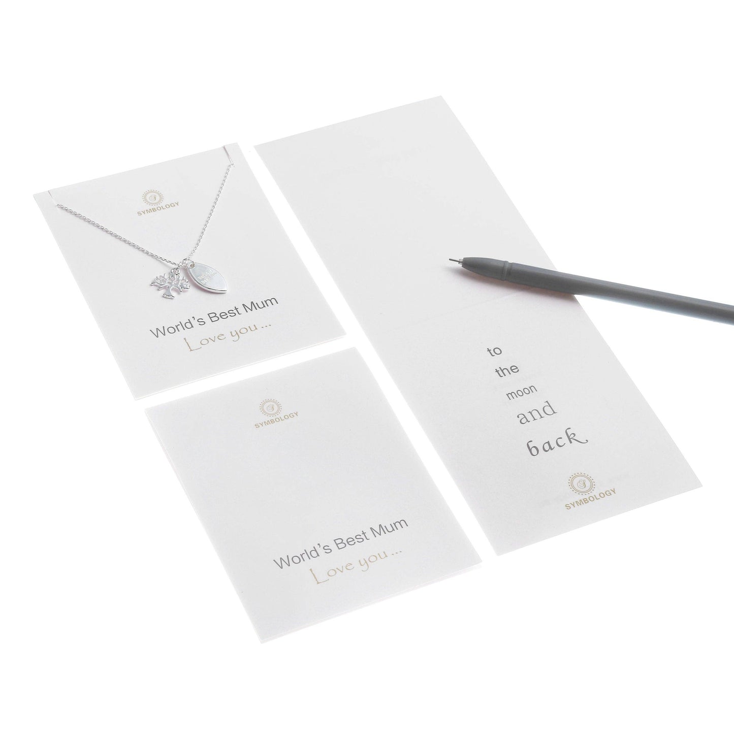 World's Best Mum Necklace Tree of Life Pendant (Gift Boxed)