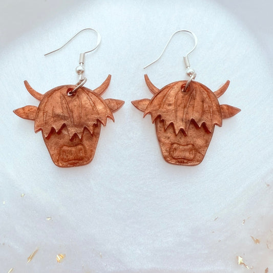 Highland Cow Earrings