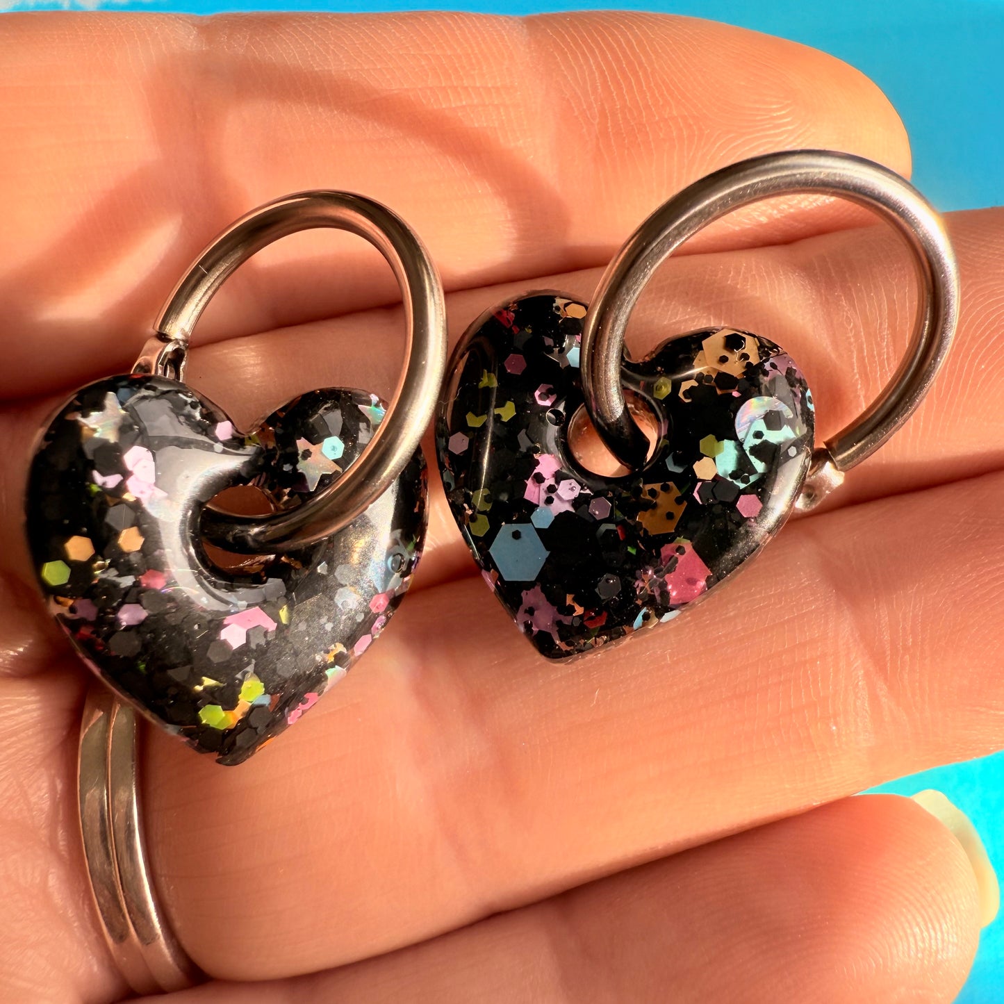 Hocus Pocus Heart Hoops