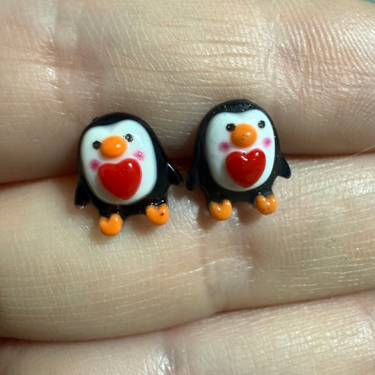 Penguin Stud Earrings