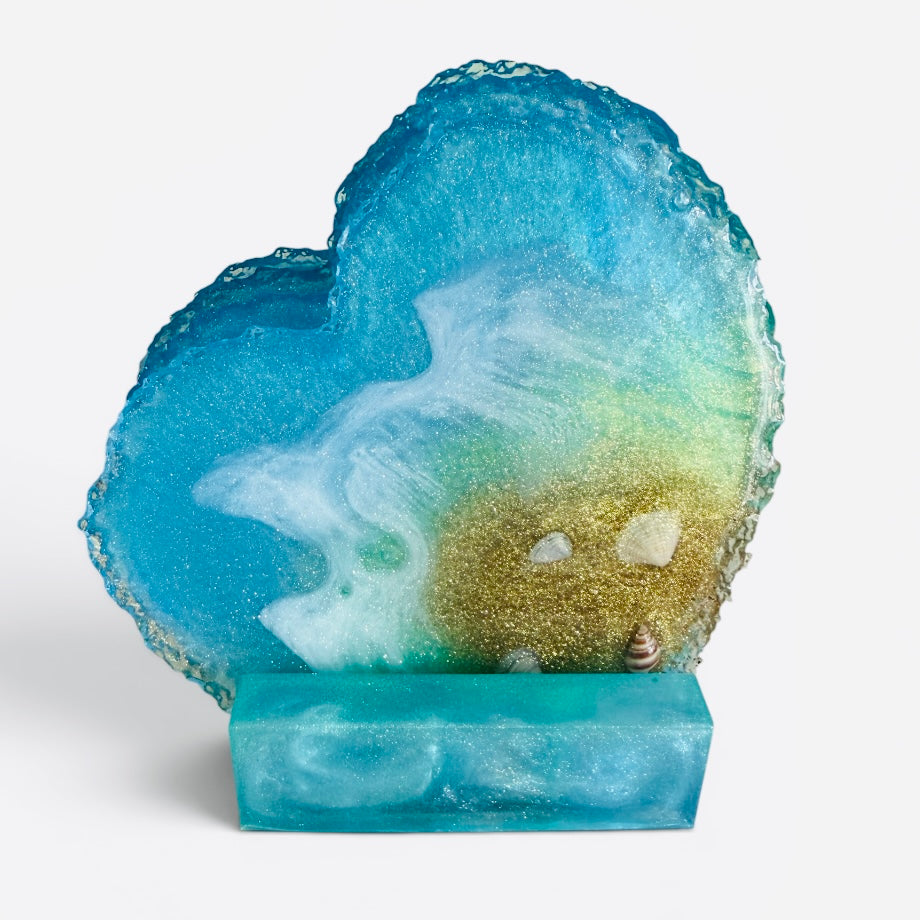 Beach Coaster Set - Heart