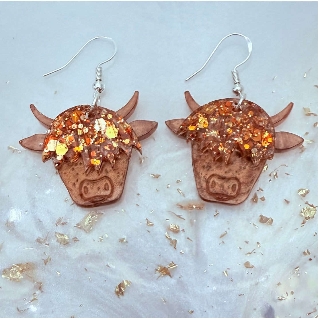 Highland Cow Earrings