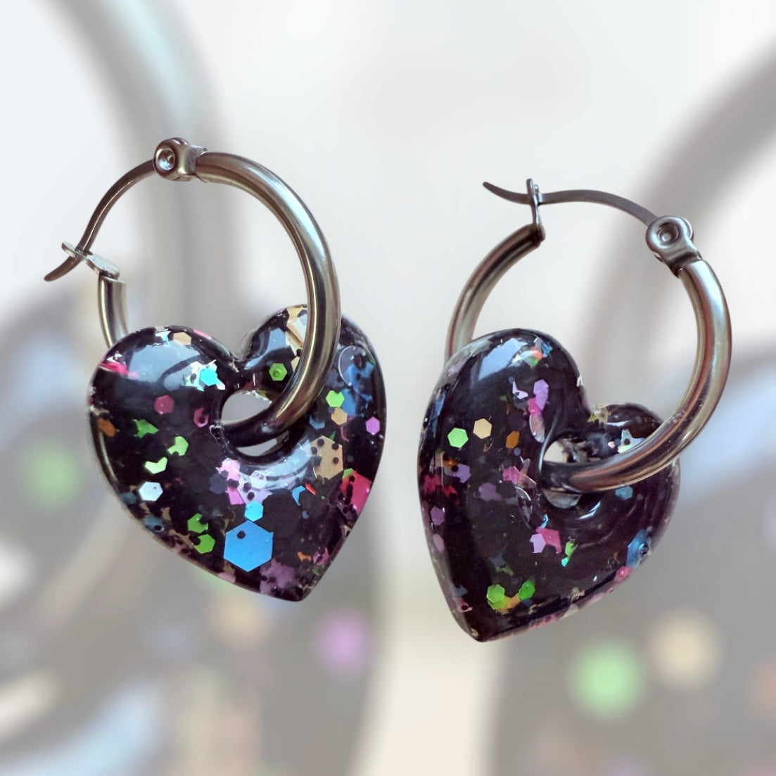 Hocus Pocus Heart Hoops