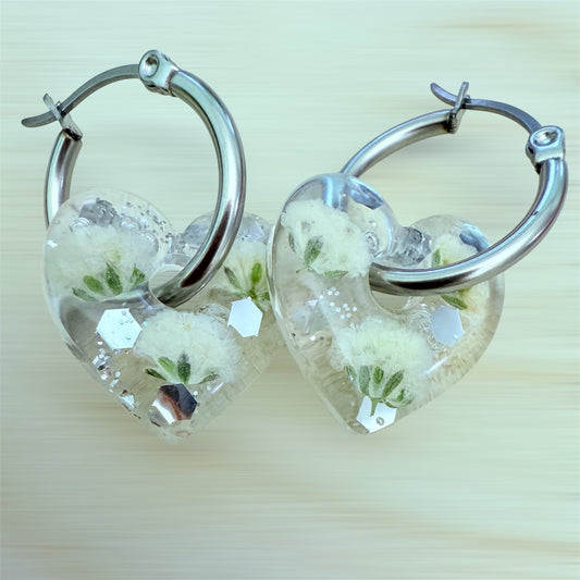 Baby’s Breath Hearts