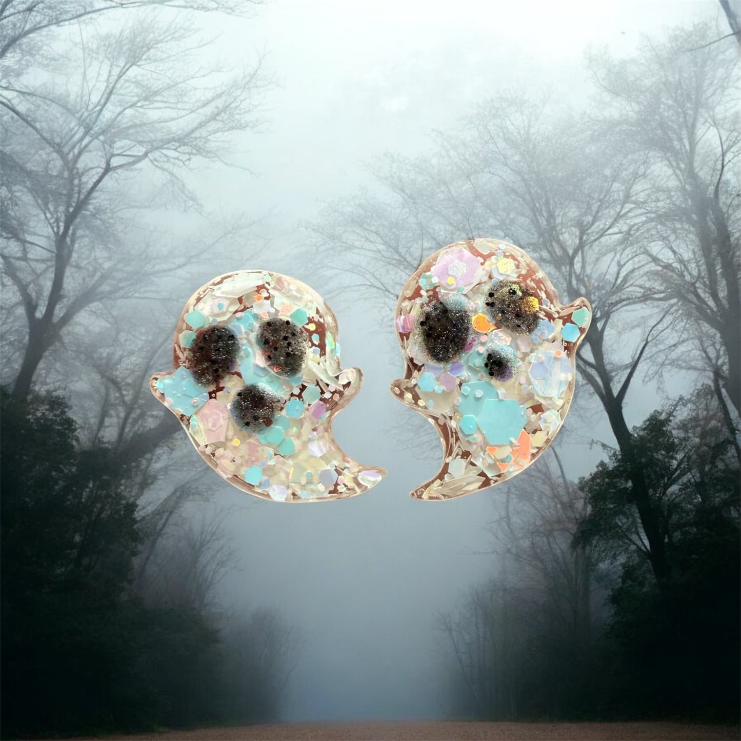 Friendly Ghost Stud Earrings