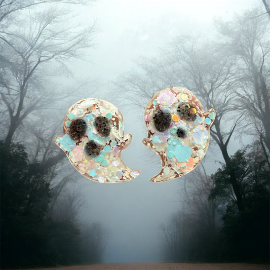 Friendly Ghost Stud Earrings