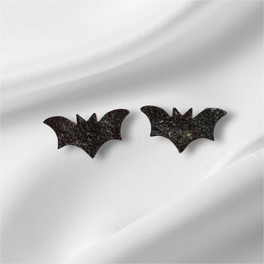 Sparkly Bat Stud Earrings