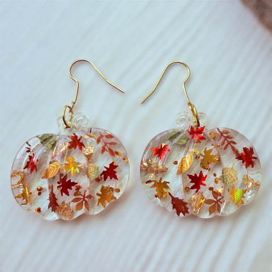 Autumn Pumpkin Earrings