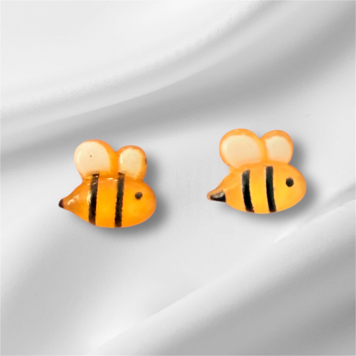 Dainty bee earrings