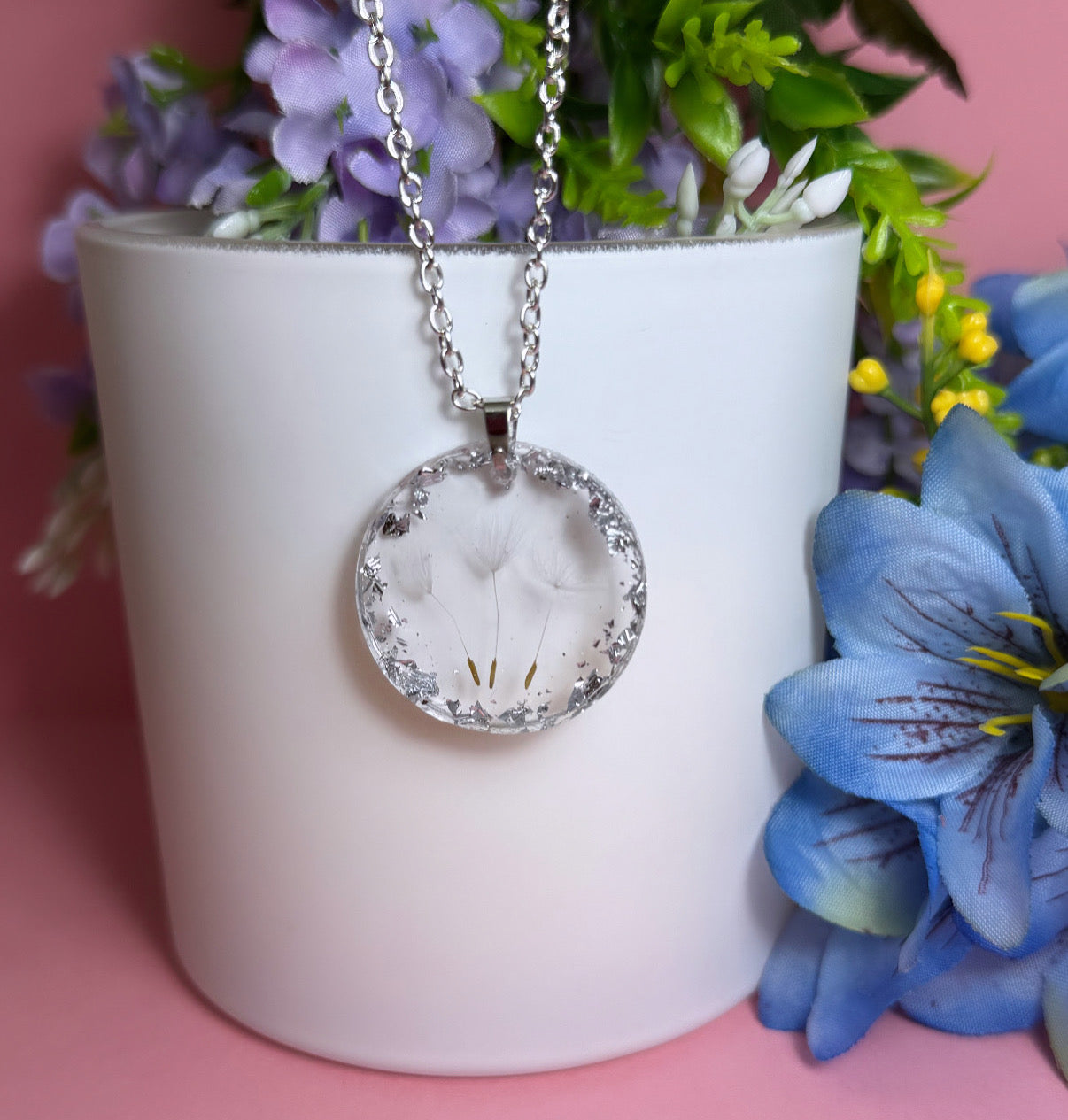 Make a Wish Dandelion Seed Necklace