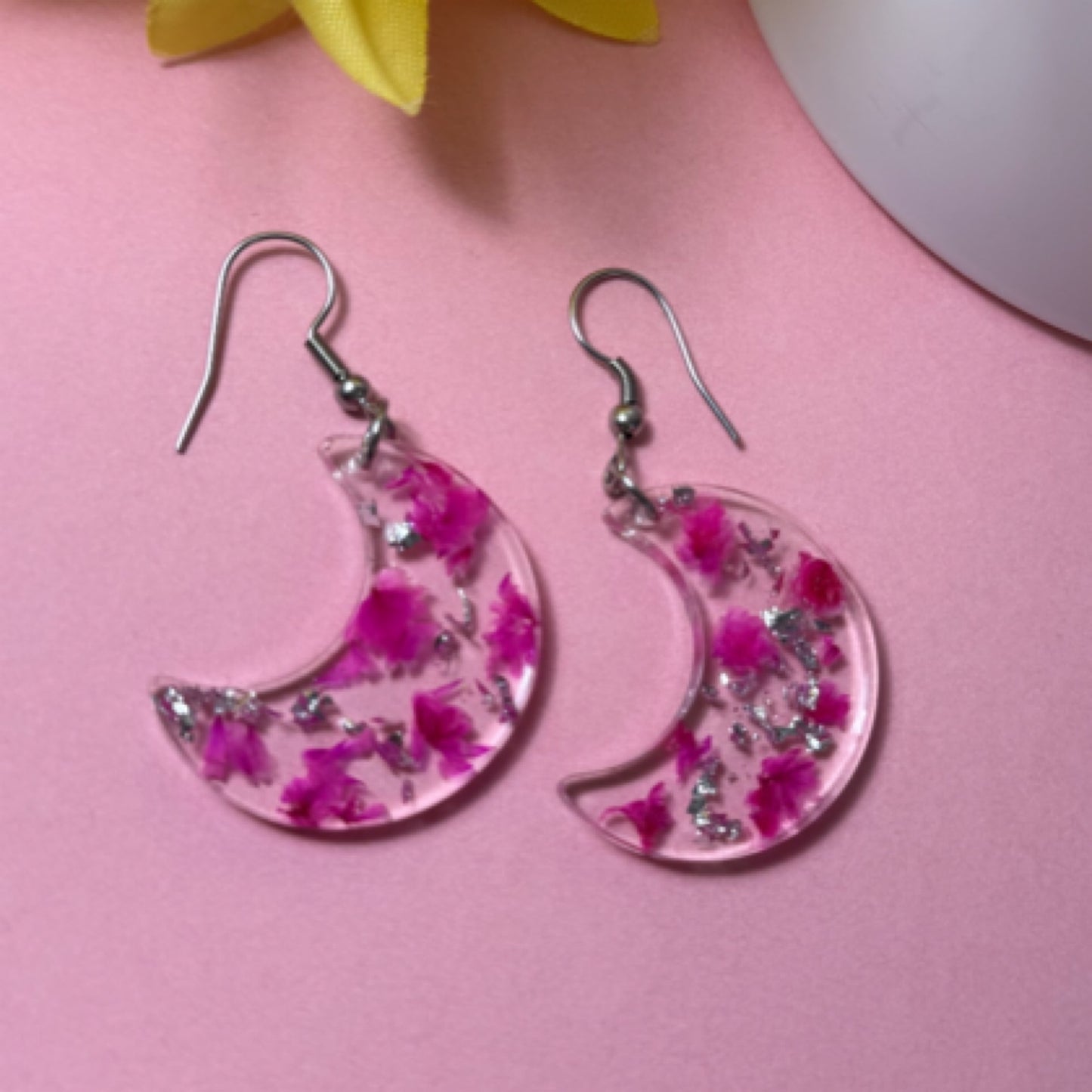 Pink Moon Earrings