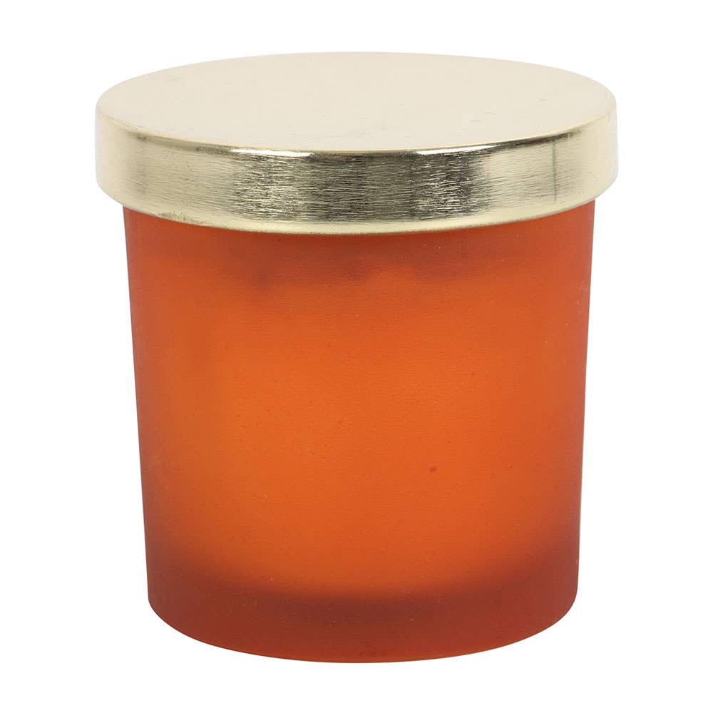 Sacral Chakra Orange Crystal Chip Candle