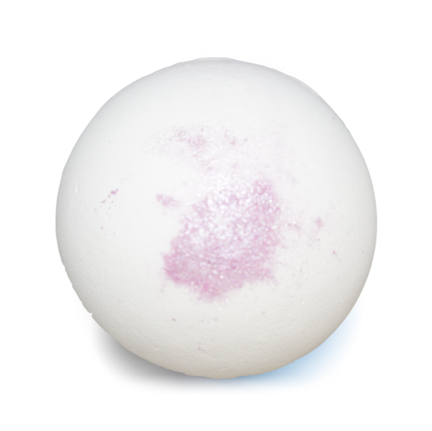 Handmade Pink Coconut Bath Bomb Hidden Pink Colour
