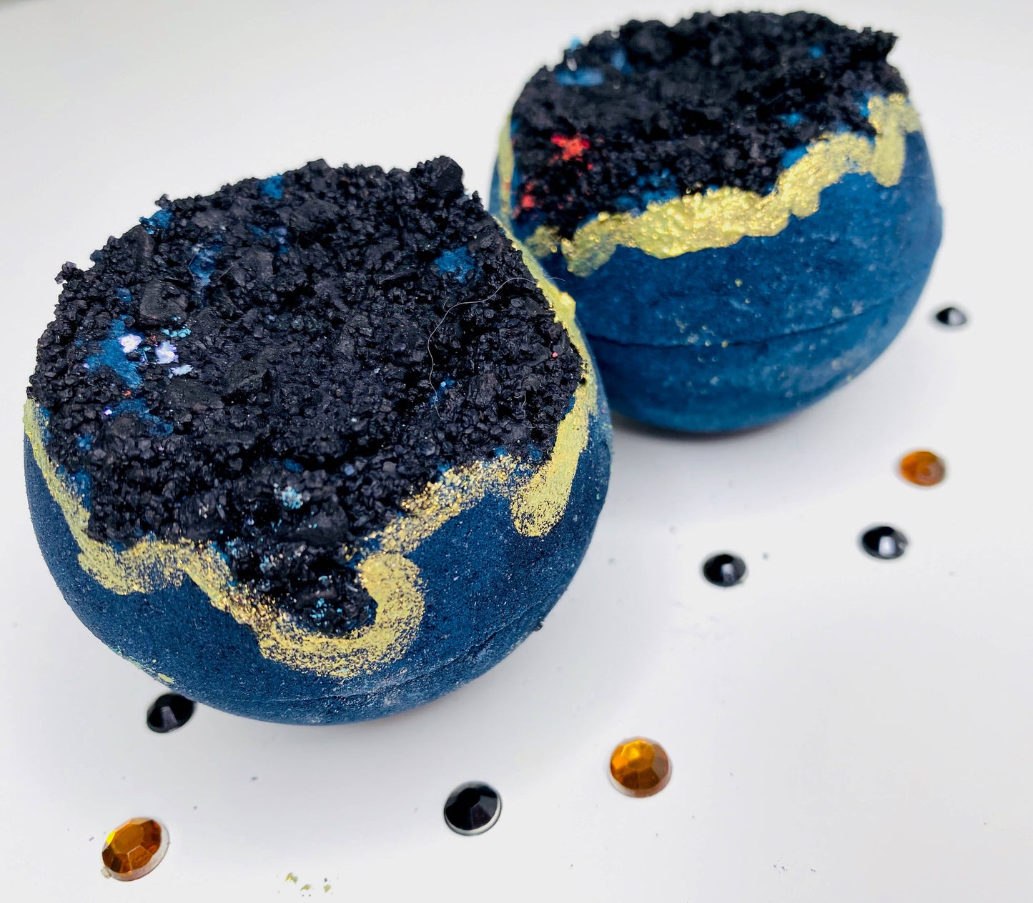Handmade Geode Inspired Himalayan Salt Bath Bomb for Men