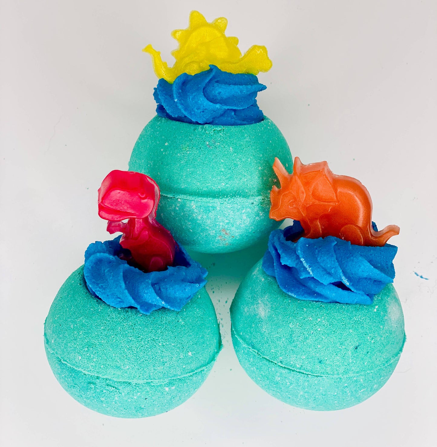 Handmade Dino Dinosaur Cocoa Shea Butter Kids Bath Bomb