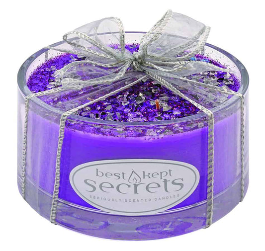 CENTREPIECE: 5 WICK CANDLES – PLUM CHAMPAGNE