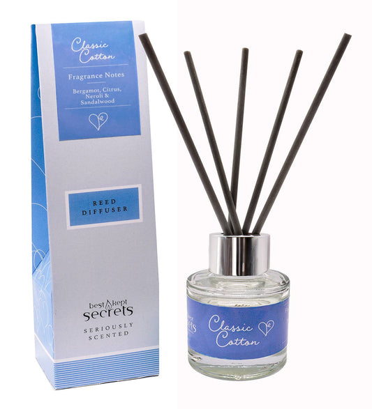 REED DIFFUSERS – 50ML Classic Cotton
