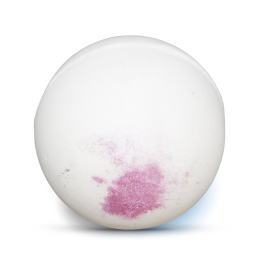 Handmade Pink Coconut Bath Bomb Hidden Pink Colour
